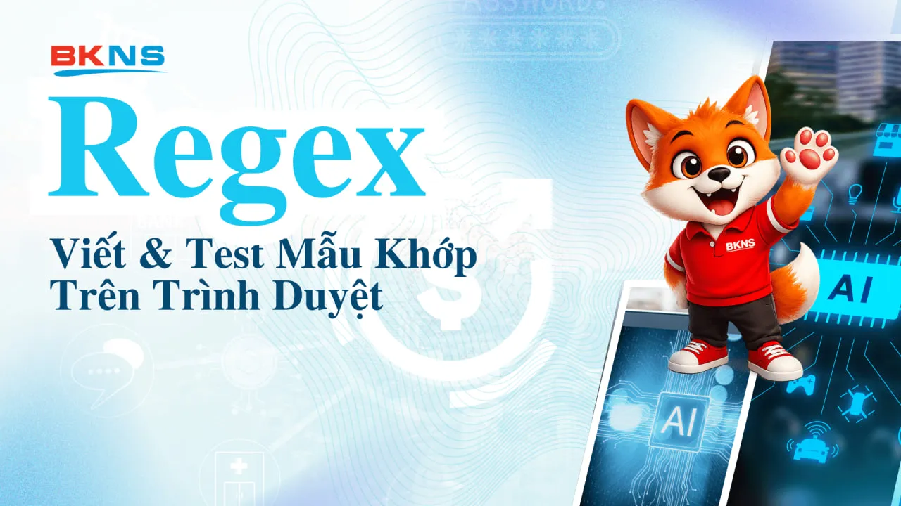 Regex (biểu thức chính quy): viết & test mẫu khớp trên trình duyệt