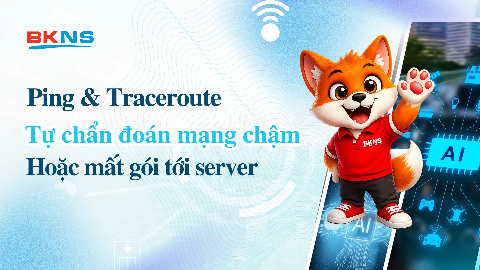 Ping & Traceroute: tự chẩn đoán mạng chậm hoặc mất gói tới server