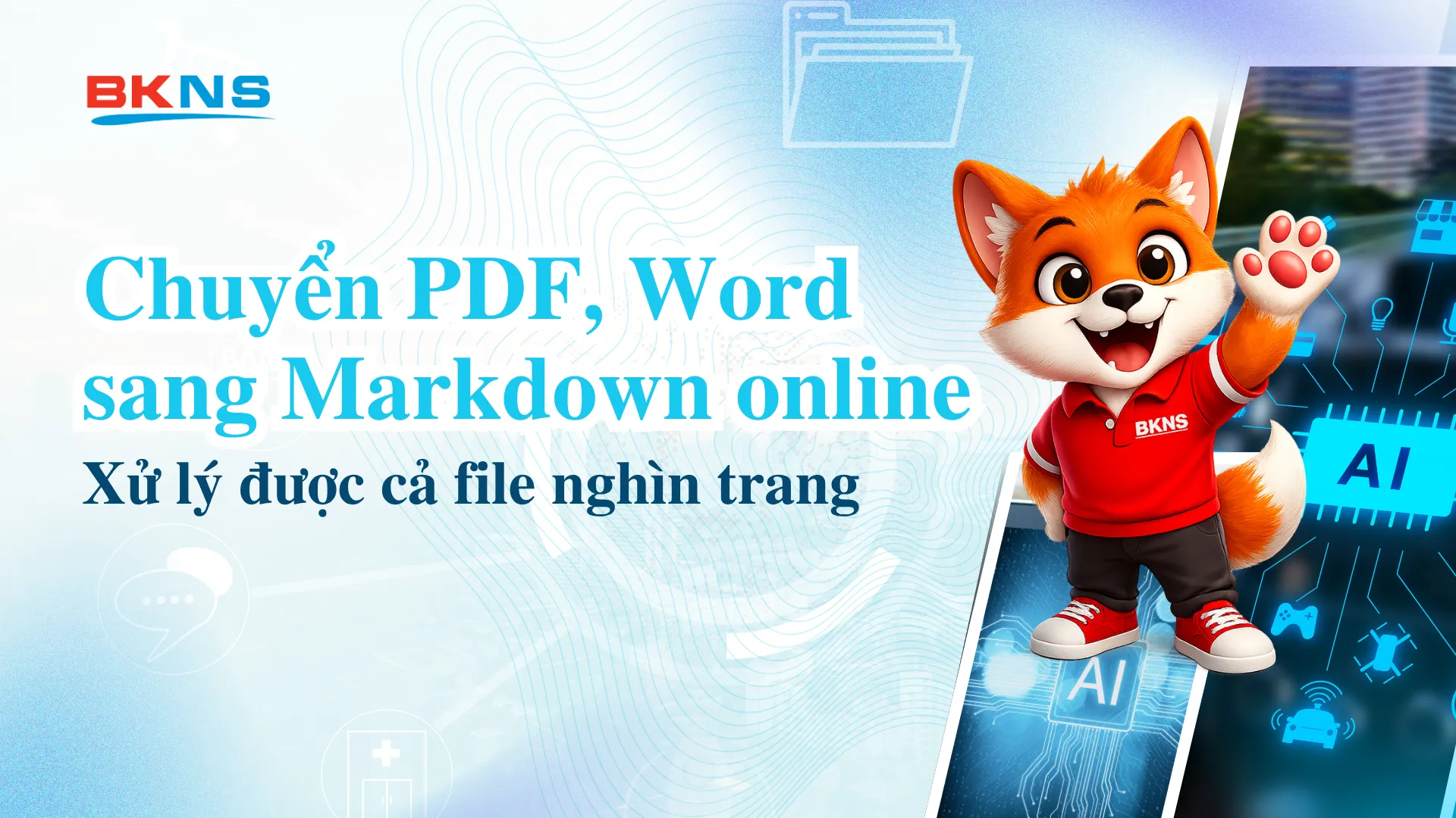 Chuyển PDF, Word sang Markdown online — xử lý được cả file nghìn trang