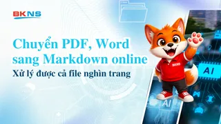 Chuyển PDF, Word sang Markdown online — xử lý được cả file nghìn trang